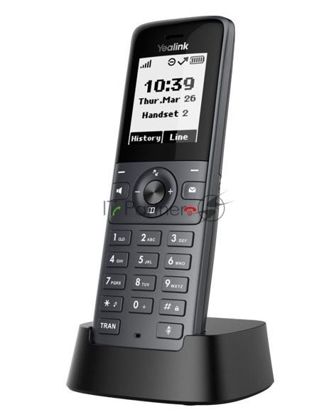 YEALINK W71P (база W70B+трубка W71H) до 10 SIP-аккаунтов, до 10 трубок на базу, до 20 вызовов, шт