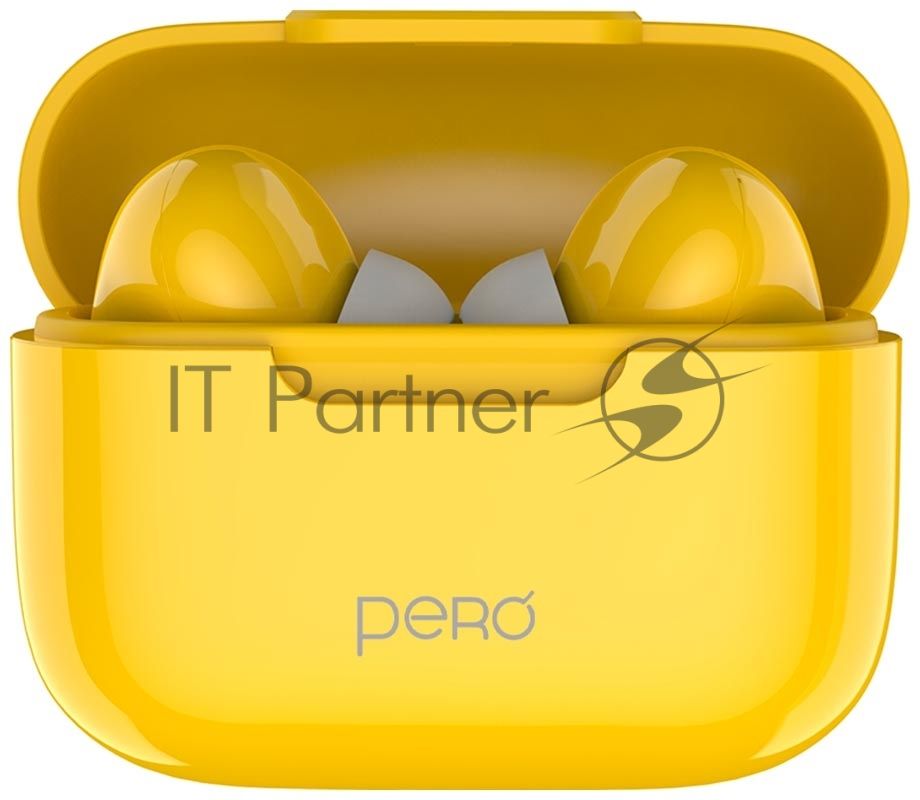 Беспроводные наушники PERO TWS06 COMFORT Yellow