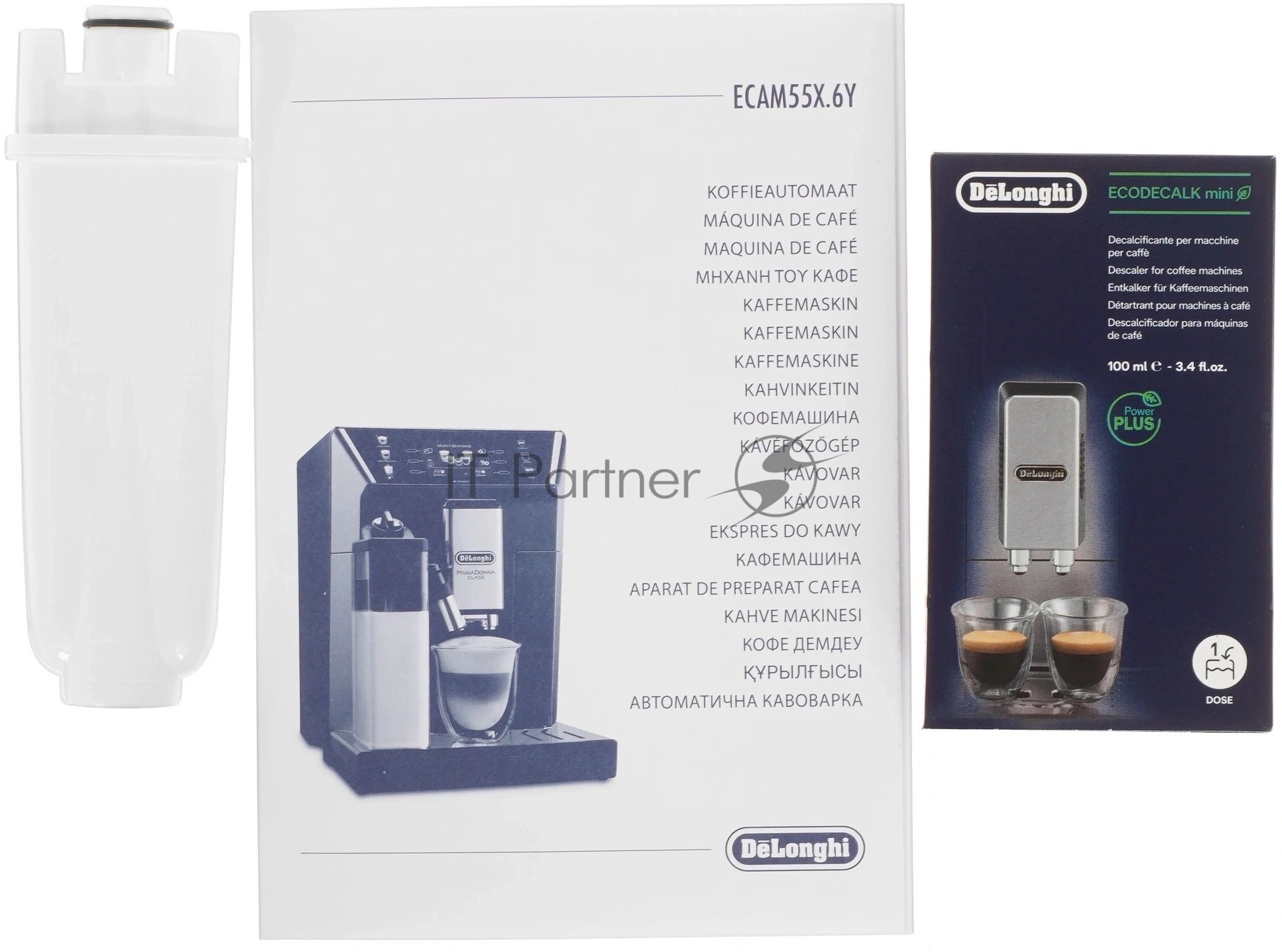 Кофемашина DeLonghi ECAM550.65.SB, черный/серебристый