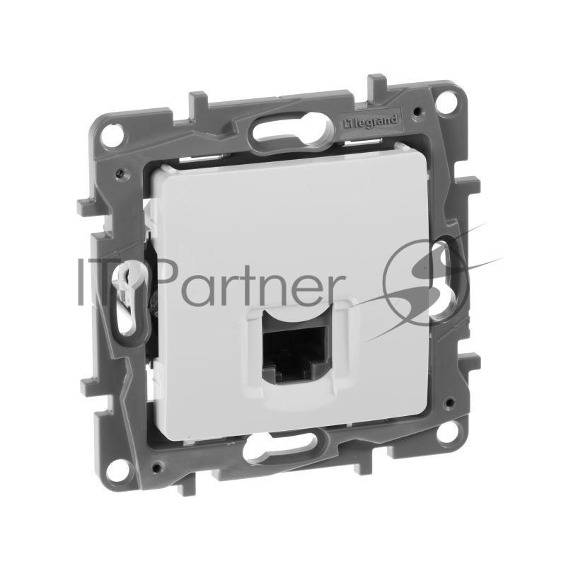 Розетка компьютерная ETIKA RJ45 кат.5 UTP, белый