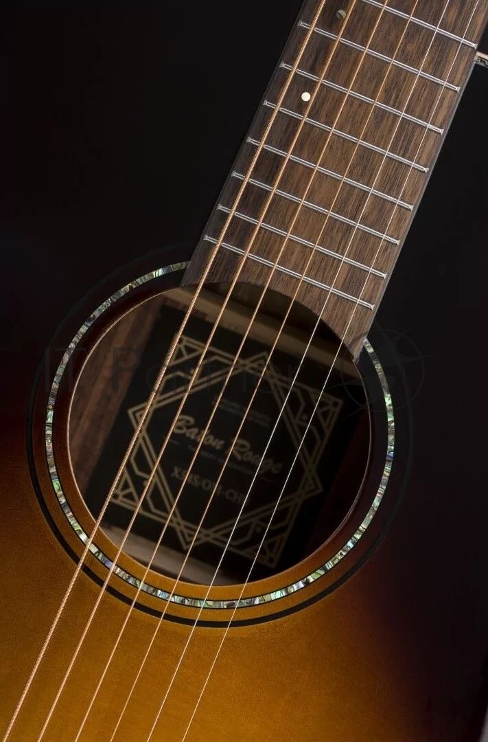 Акустическая гитара BATON ROUGE X54S/OM-CHB 6 струн, цвет Chocolate Burst