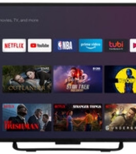 Телевизор Polar 55" P55U51T2CSM черный LED UHD 60Hz Android 1Gb/8Gb U