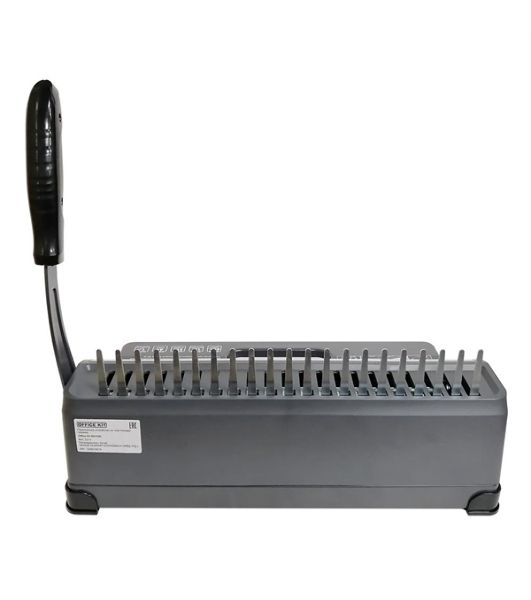 Переплетчик Office Kit B2112N A4/перф.12л.сшив/макс.450л./пластик.пруж. (4.5-51мм)