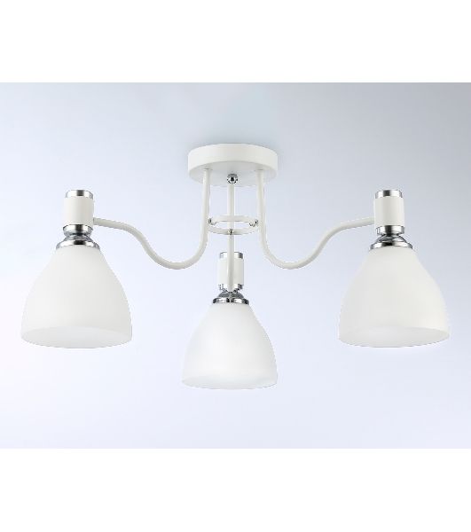 Светильник Ambrella light TR303302/3 WH/CH/FR белый/хром/белый матовый E27*3 max 60W D600*270
