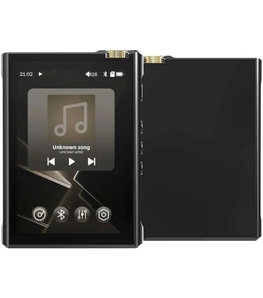 Плеер Hi-Fi Flash Digma Pro XT7 черный/золотистый/3.5"/microSD/microSDHC