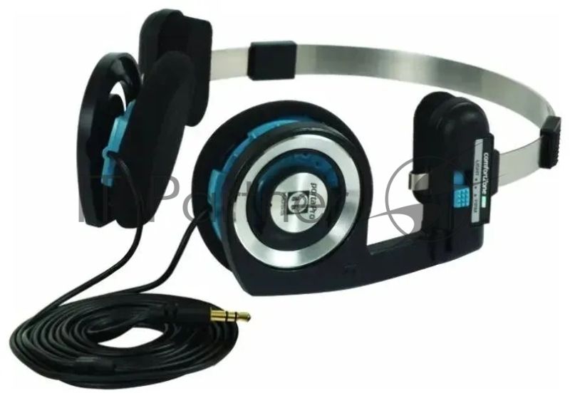 Проводные наушники KOSS Porta Pro Classic черный/голубой, накладные, проводной, складная конструкция