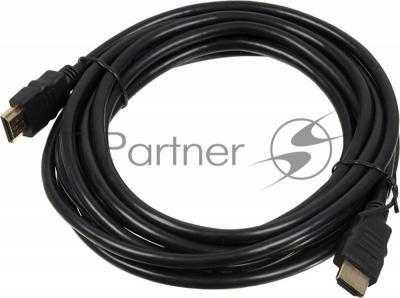 Кабель аудио-видео High Speed ver.1.4 HDMI (m)/HDMI (m) 5м. позолоченные контакты черный