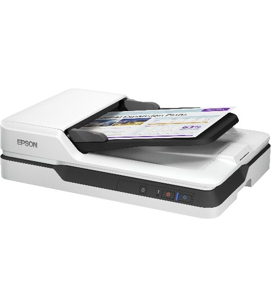 Сканер Epson WorkForce DS-1630 (B11B239401) планшетный, A4, CIS, 600x600 dpi, двусторонный автоподатчик, USB 3.0
