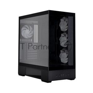 Компьютерный корпус ZALMAN P40 DS, ATX, черный, WINDOW, 9.1-inch LCD screen, 2xCombo(2.5” or 3.5”), 1x2.5”, 1xUSB TYPE-C, 2xUSB 3.0, SIDE 3x120мм ARGb, REAR 1x120мм ARGb
