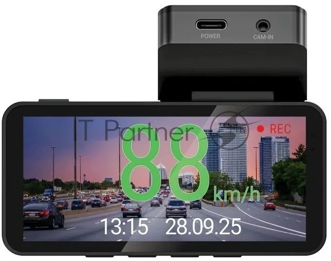 Видеорегистратор Navitel R87 GPS, 2592x1944, 3.7", GPS, Wi-Fi, G-сенсор, GPS-информатор