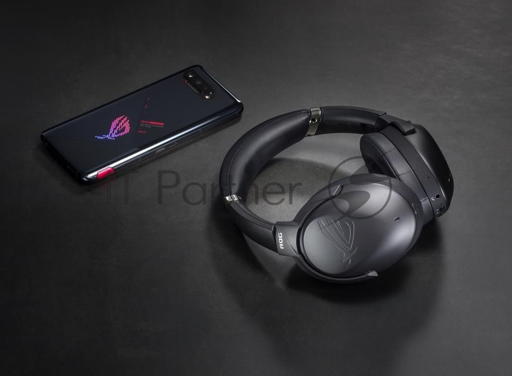 Игровые беспроводные наушники ASUS Strix Go BT (3.5mm, Bluetooth, 40 мм неодимовые магниты, 32 Ом, 20 ~ 20000 Гц, микрофон, 1800 мА.ч, 90YH02Y1-B5UA00)