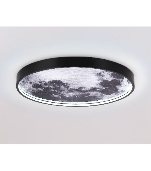 Настенно-потолочный светодиодный светильник Ambrella light FW11112 BK черный 25W LED 3000-6400K D400*38