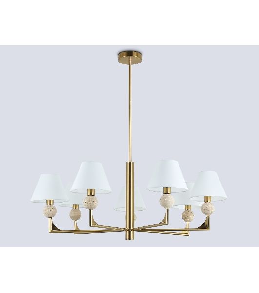 Люстра Ambrella light LH75162/7 BS/FR латунь/белый матовый E14*7 max 40W D890*580