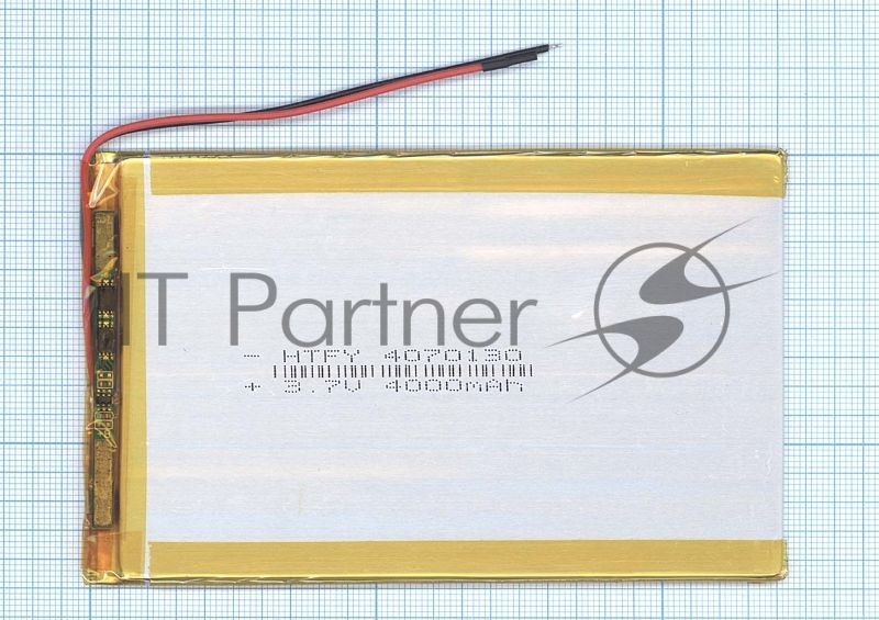 Аккумулятор Li-Pol (батарея) 4x70x130 мм 2pin 3.7V/4000mAh