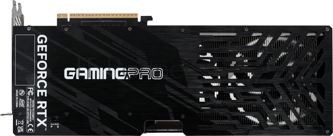 Видеокарта Palit GeForce RTX 5070 Ti GamingPro-S OC, 16 GB GDDR7, 256 bit, 3xDisplayPort, HDMI, GPU 2482 MHz