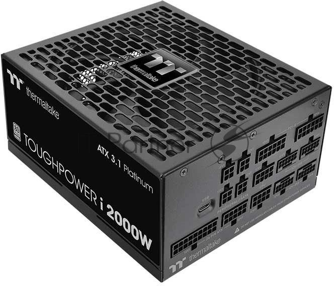 Блок питания Thermaltake Toughpower i2000W, 2000Вт, 80+ Platinum, 140мм, модульный, черный