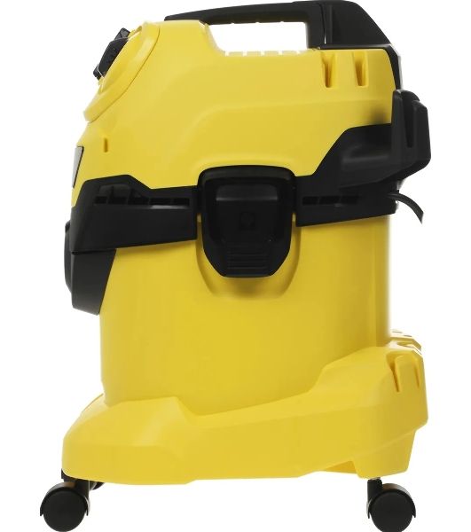Строительный пылесос Karcher WD 4 P V-20/5/22 желтый, 1000 Вт, уборка сухая/сбор воды/выдув, пылесборник мешок/контейнер, 20 л