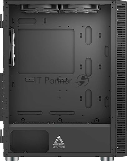 Компьютерный корпус Montech X3 MESH черный без БП ATX 6x120мм 2xUSB3.0 1xUSB3.1 audio bott PSU