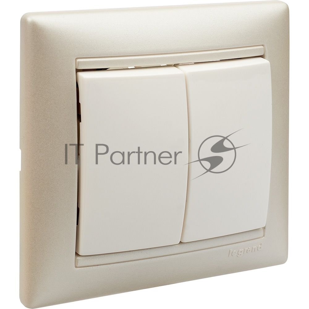 Электроустановочные изделия Legrand Legrand 770491  Рамка 1п Белый/Серебр  Valena