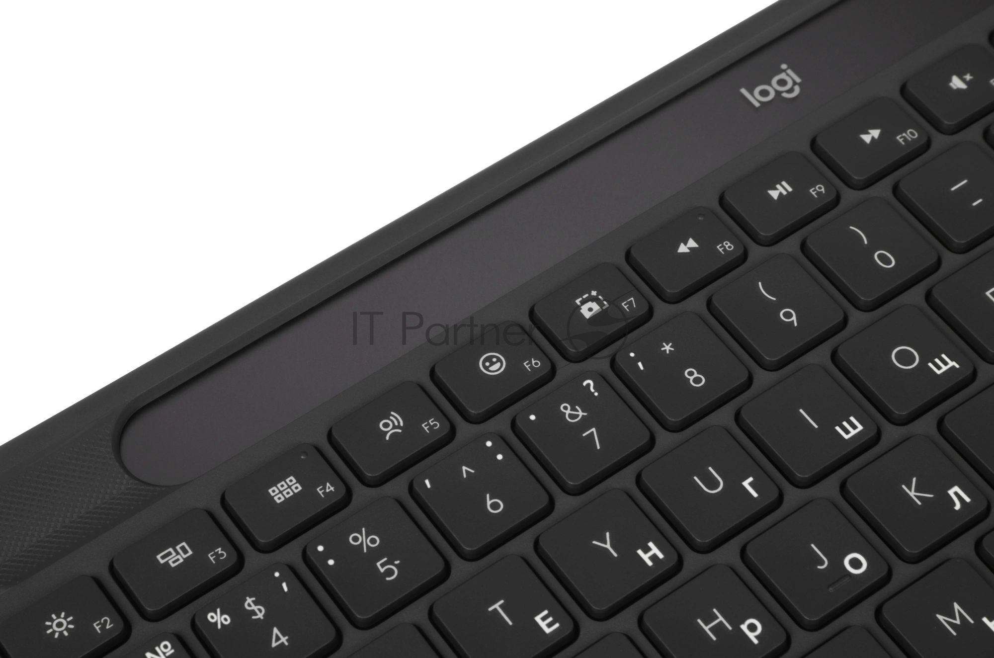 Клавиатура Logitech Signature Slim Solar K980 беспроводная, Bluetooth, серый