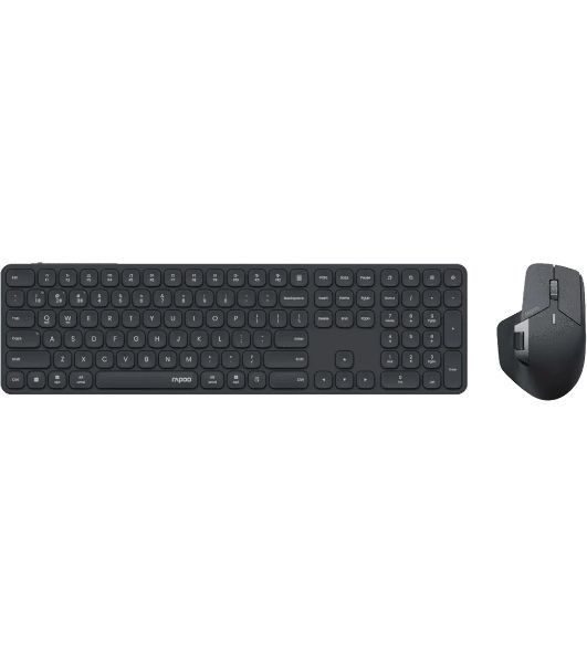 Комплект клавиатура+мышь Rapoo 9560M беспроводной, USB, 1600 DPI, чёрный