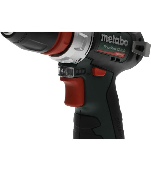 Дрель-шуруповерт Metabo Power Maxx BS BL, 12 В, 2 Ач, 34Нм, щеточный