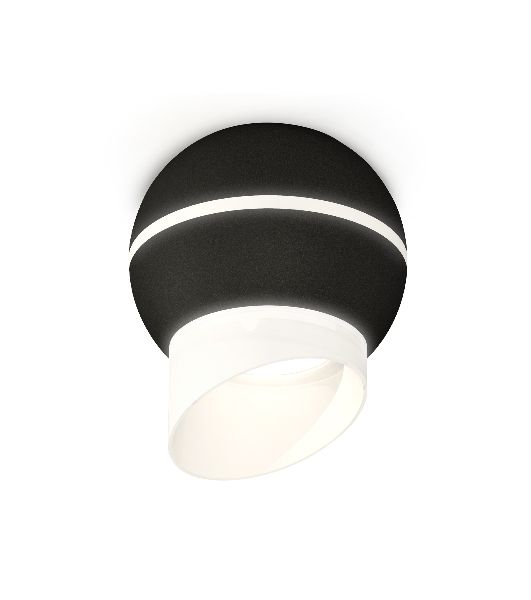 Светильник Ambrella Light XS1102043 SBK/FR черный песок/белый матовый MR16 GU5.3 LED 3W 4200K (C1102, N7175)