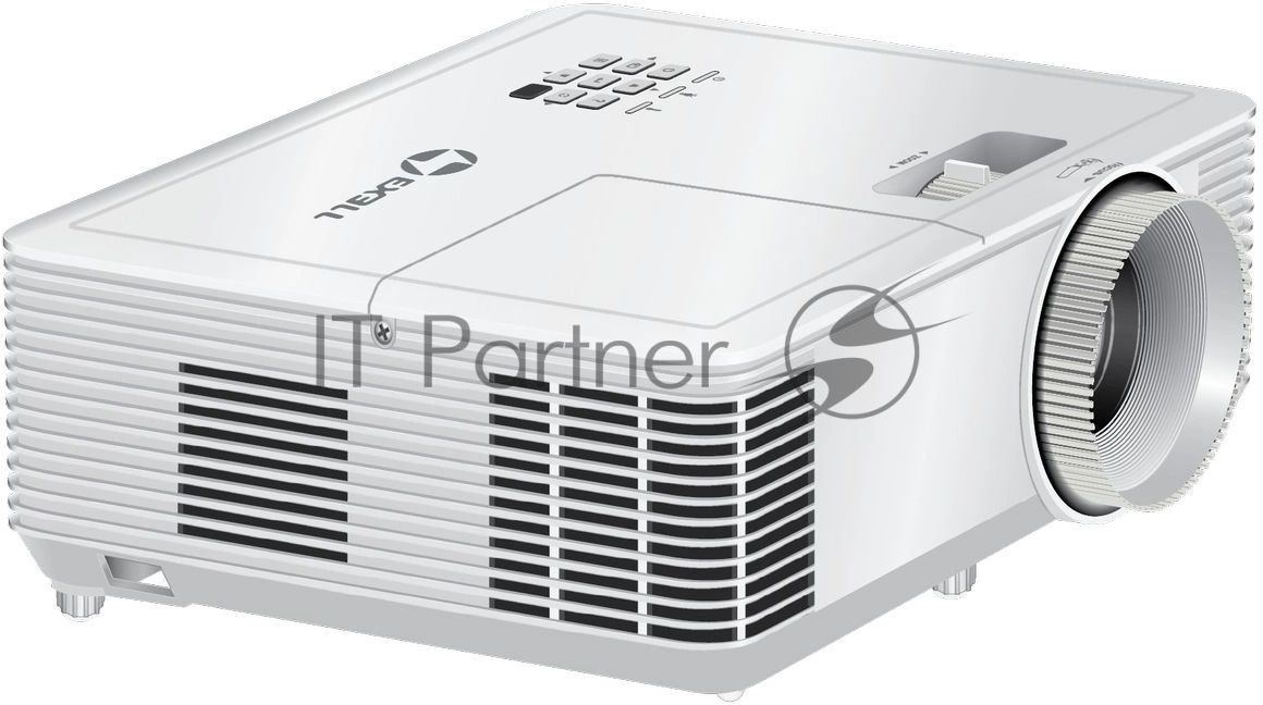 Проектор Exell EXD101W DLP, 3800 ANSI, XGA (1024x768), Объектив 1.94 - 2.16