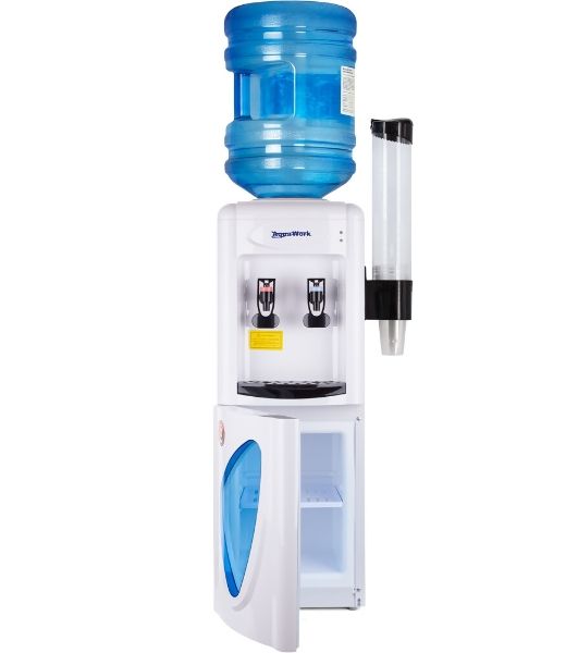 Кулер для воды Aqua Work 0.7LKR, верхняя загрузка, нагрев 90 °С, без охлаждения, белый/черный