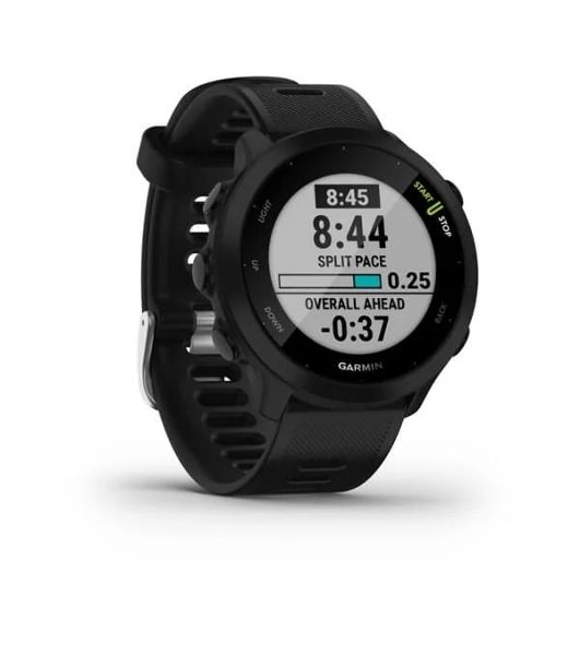 Умные часы Garmin Forerunner 55, 1.04" TFT (TN), 5G, Wi-Fi, Bluetooth, IP68, черный