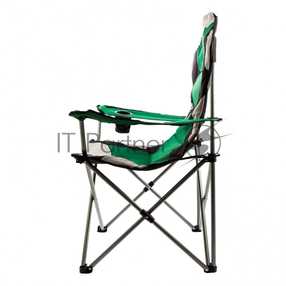 Кресло складное Palisad Camping с подлокотниками и подстаканником 60x60x110/92 см