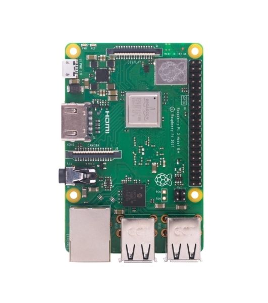 Мини ПК Raspberry Pi 3 Model B+ (RA433, E14 Version) Retail, 1Gb RAM, Cortex-A53 (ARMv8) 64-bit SoC @ 1.4GHz Broadcom BCM2837B0 CPU, WiFi, Bluetooth, 40-pin extended GPIO, 4x USB 2.0, HDMI, CSI camera port, DSI displ.port, MicroSD port (137-3331), (БП и к