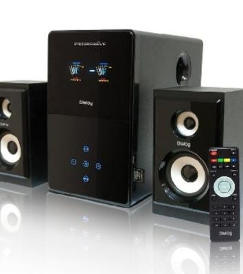 Акустическая система Dialog Progressive AP-220 черный 2.1, 30W+2*12W RMS, USB+SD reader