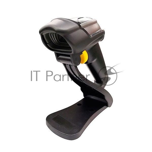 Сканер штрих-кода ручной Mindeo MD6600AT-SR 2D имидж, проводной, 100 скан/сек, USB с автосенсорной подставкой, черный