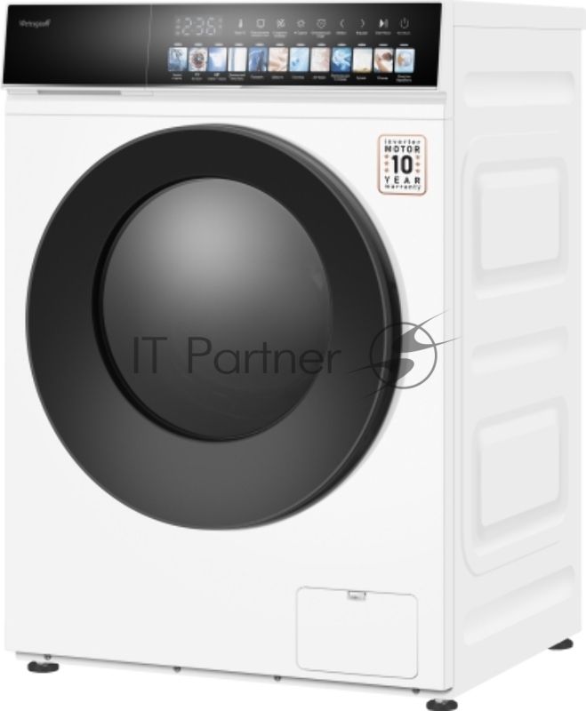 Стиральная машина Weissgauff WMD 59211 Touch Inverter белая, загрузка фронтальная 10.5кг, 1200 об/мин., класс: A+++
