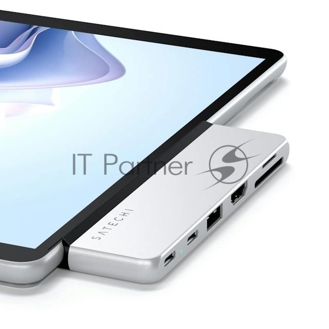 USB-концентратор двойной Satechi ST-HSP9P, USB Type-C, USB Type-C/SDXC/SDHC/SD/micro SD/USB/HDMI, USB