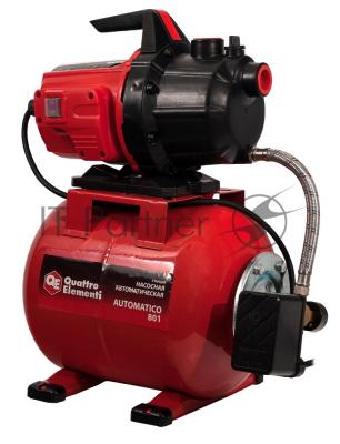Насосная станция QUATTRO ELEMENTI Automatico 801  800Вт 3200л/ч для чистой 40м 12.95кг