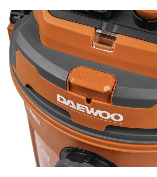Строительный пылесос Daewoo DAVC 2500SD 1400Вт (уборка: сухая/сбор воды/выдув) оранжевый