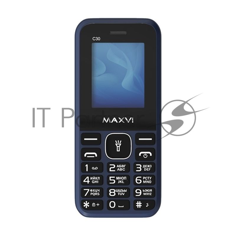 Мобильный телефон Maxvi C30 синий
