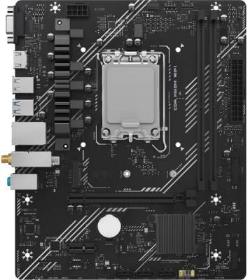Материнская плата CBR H610M WiFi, LGA 1700, Intel H610, 2xDDR5, 3xSATA, 1xM.2, 1xPCIe 4.0 x16, 1xPCIe x1, 1xVGA, 1xHDMI, 1x1Gb LAN, Wi-Fi 6, Bluetooth 5.2, 2xUSB-A 5Gbps, 4xUSB-A 2.0, 3x3.5 мм, 7.1, mATX