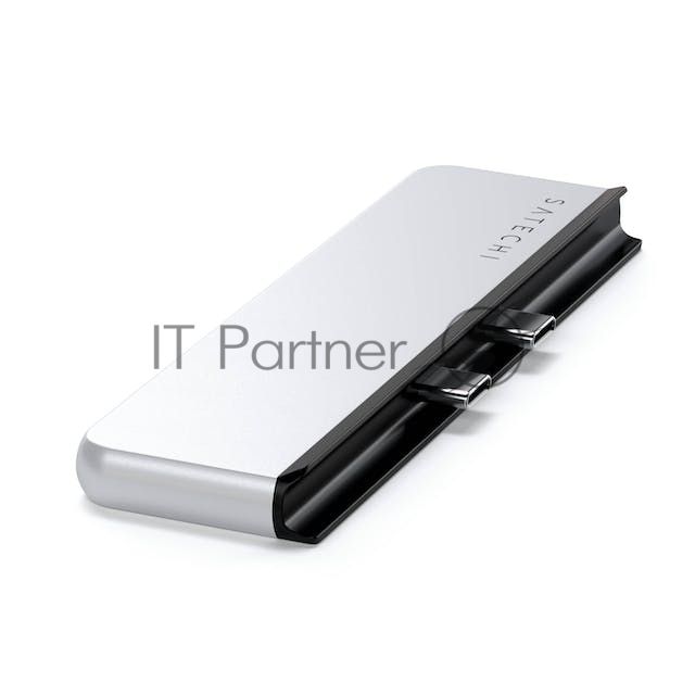 USB-концентратор двойной Satechi ST-HSP9P, USB Type-C, USB Type-C/SDXC/SDHC/SD/micro SD/USB/HDMI, USB