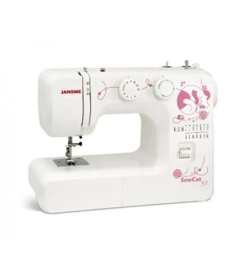 Швейная машина Janome Sew Cat 57 белый/рисунок