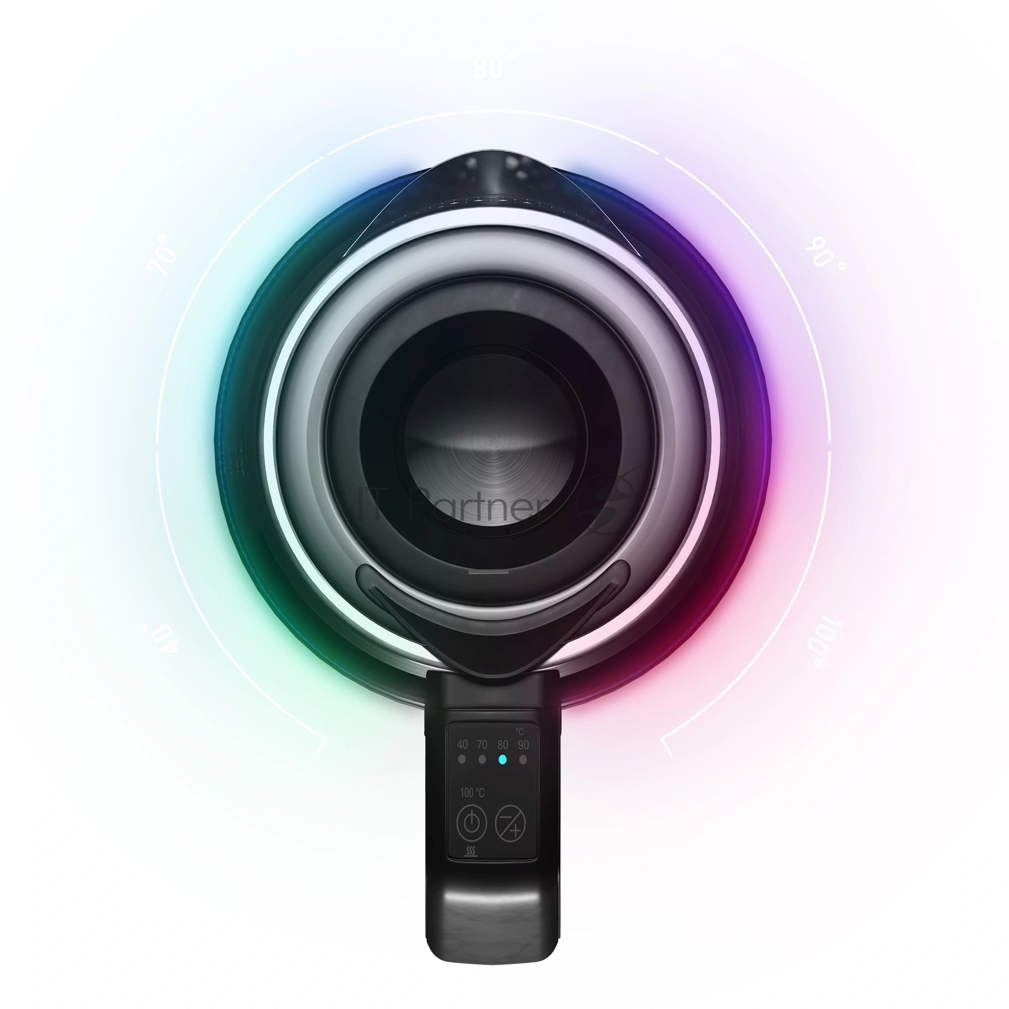 Чайник электрический POLARIS PWK1725CGLD WIFI IQ Home, 1,7 л, 2200 Вт, стекло
