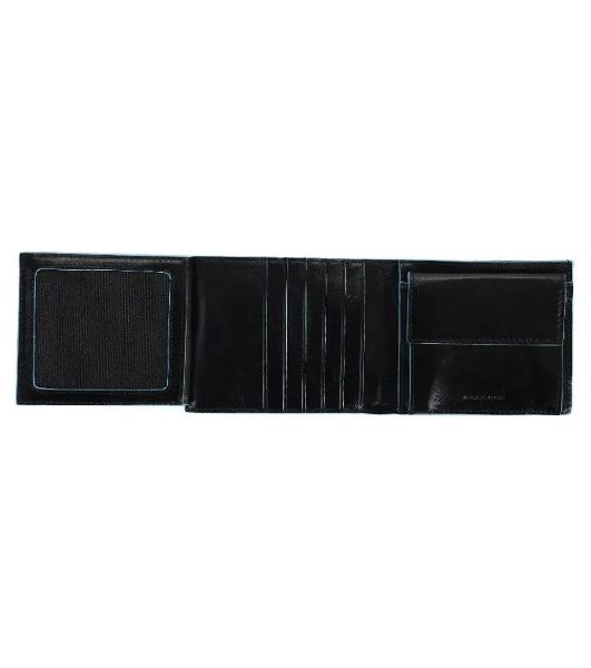 Кошелек мужской Piquadro Blue Square PU1240B2/N черный натур.кожа