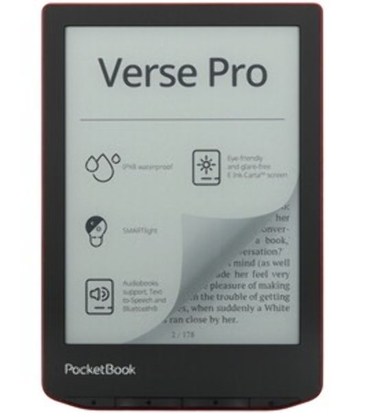 Электронная книга PocketBook 634 Verse Pro Passion Red (PB634-3-WW)