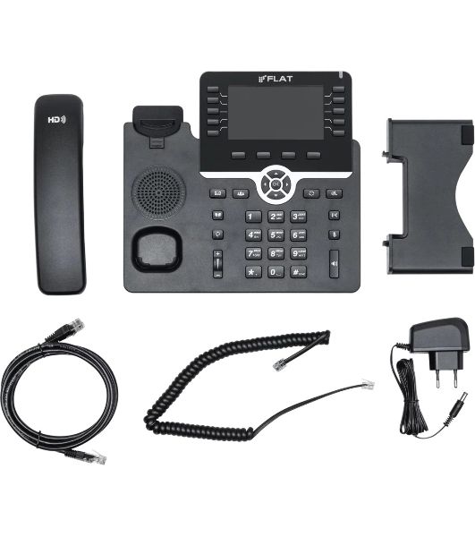 Телефон IP Флат Flat-Phone-B10 черный