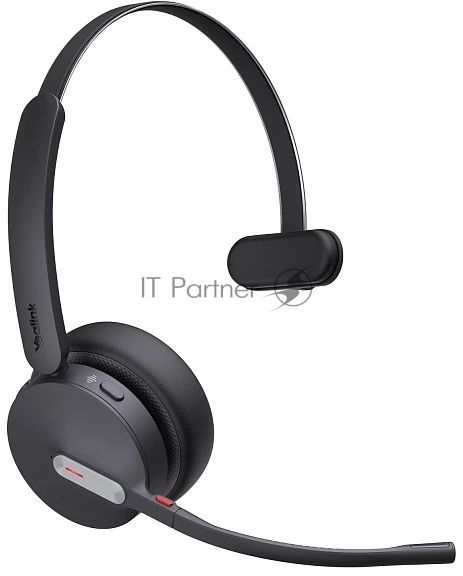 Гарнитура Yealink BH70 Mono UC чёрный, беспроводная, Bluetooth, до 35 ч