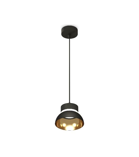 Светильник Ambrella Light XP8111051 SBK/PYG/CL черный песок/золото желтое полированное/прозрачный GX53