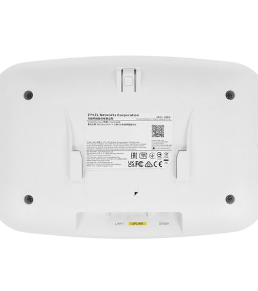 Точка доступа ZyXEL NebulaFlex NWA30BE, Wi-Fi 7, 5012 Мбит/с, 1xRJ45, белый