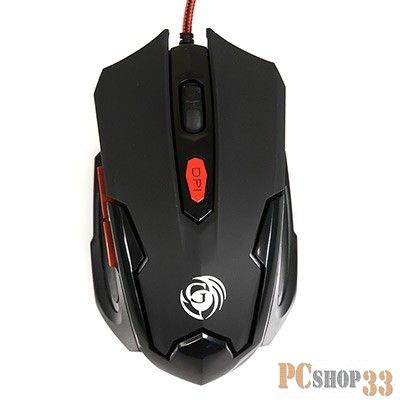 Мышь проводная Dialog Gan-Kata MGK-10U черный, 2400 dpi, USB, кнопки - 6
